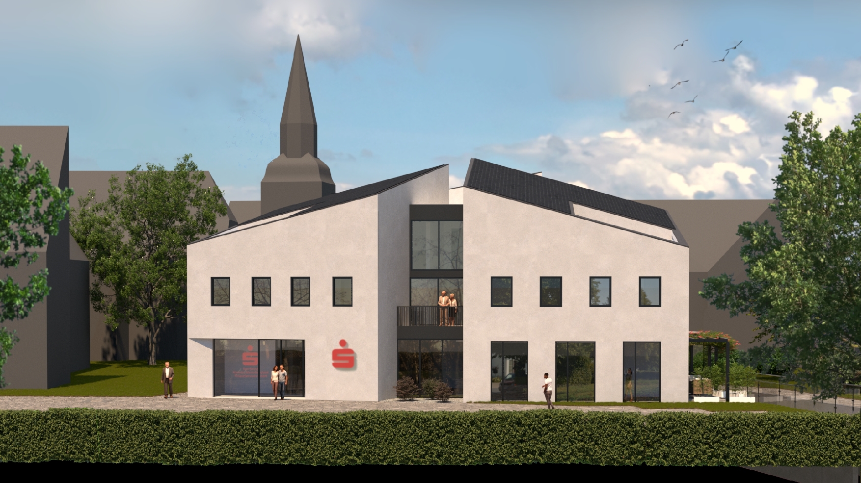 Bad Münder Bau eines neuen SparkassenBeratungszentrums hat begonnen