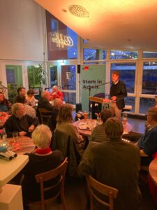 Dr. Frederic Speidel spricht auf dem DGB-Neujahresempfang in Hameln